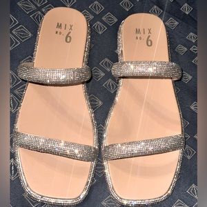 Mix No. 6 bling sandals GUC